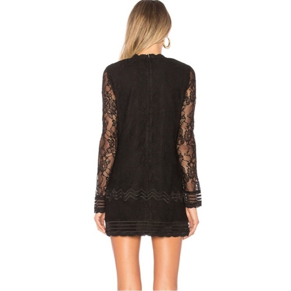 Lovers + Friends Lorde Dress in Night Elegant Black Lace Dress - Picture 2 of 11